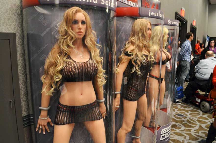 Real Doll at an AVN Expo